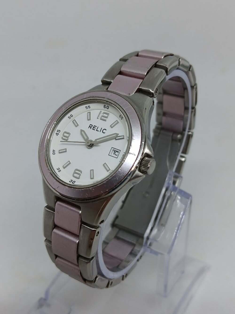 Relic by Fossil ZR11953 "Charlotte" Women's 29mm Pink / Silver Quartz Watch